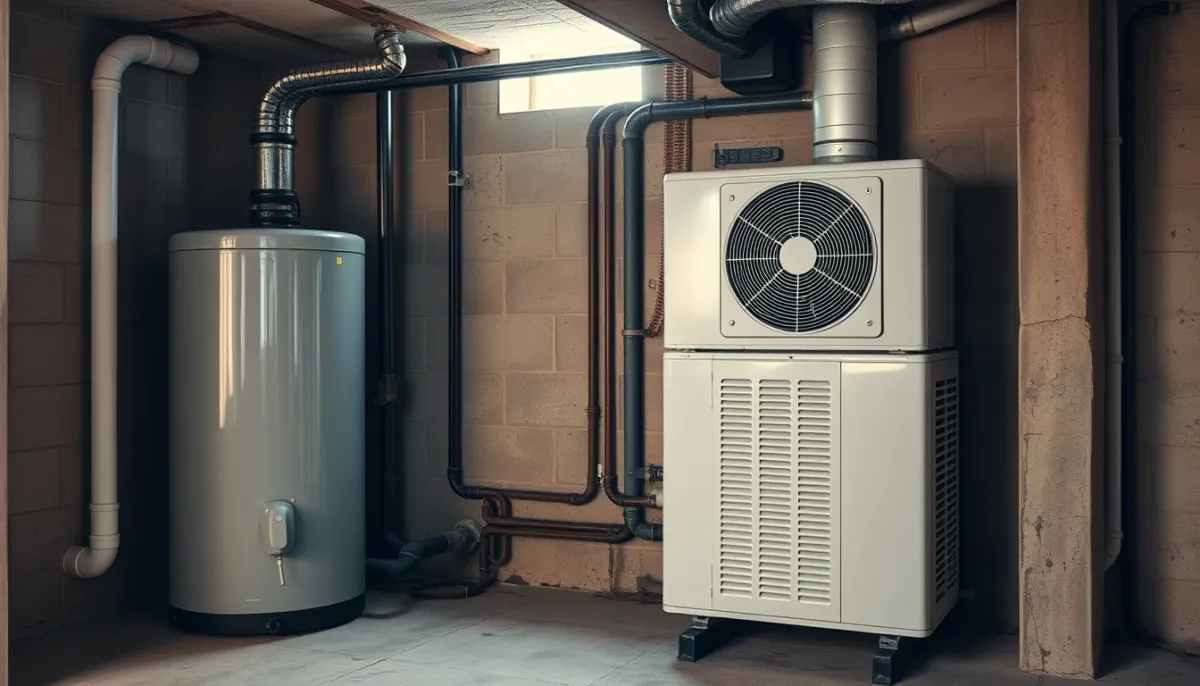 Comparaison entre une ancienne chaudière gaz et une nouvelle pompe à chaleur air/eau